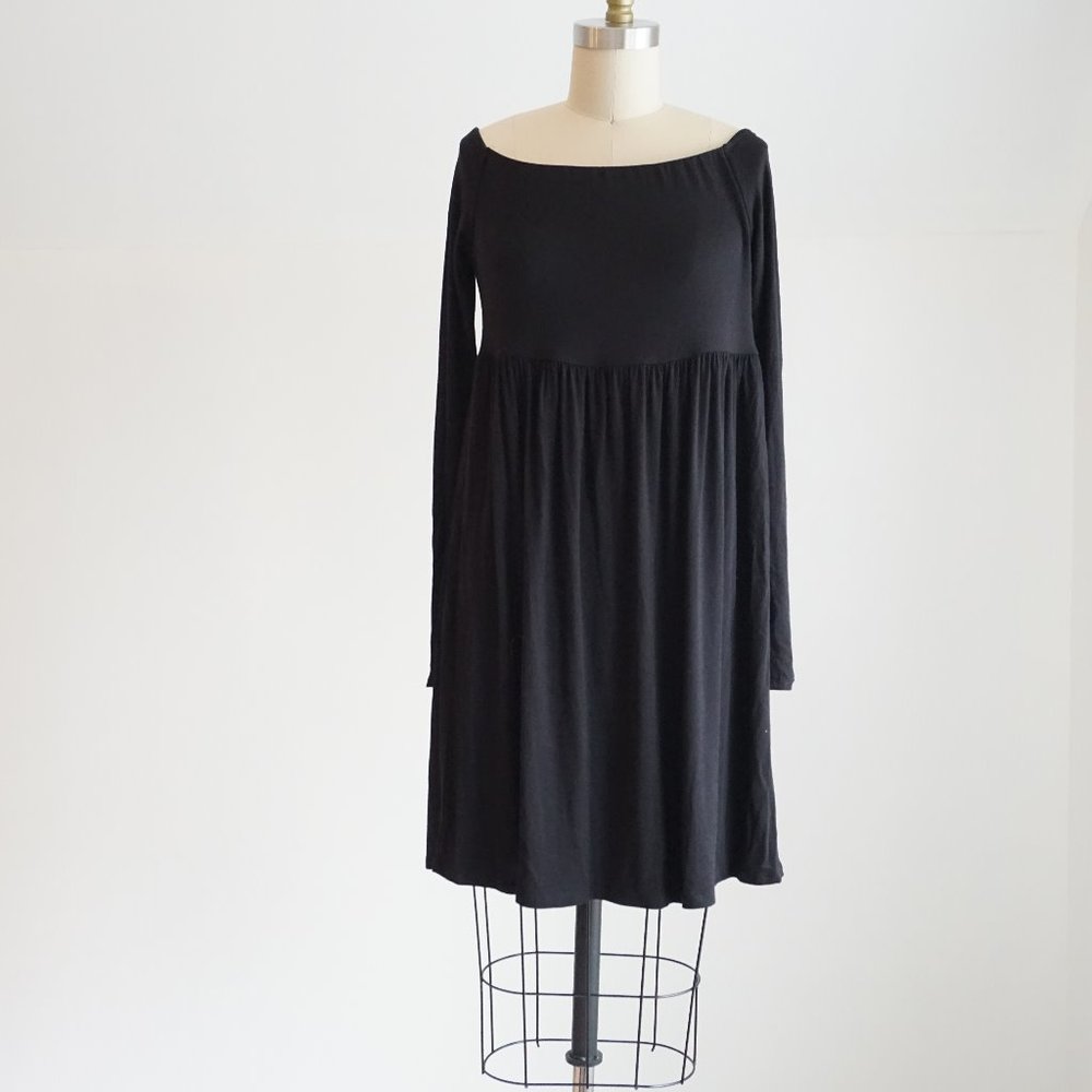 *NWT* Off the Shoulder Black A-Line Dress Size S